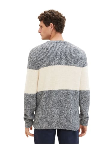 Tom Tailor Pullover STRUCTURED KNIT in Mehrfarbig