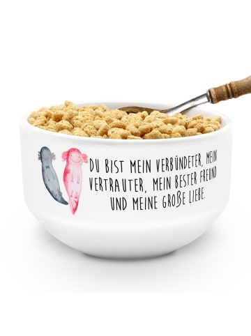 Mr. & Mrs. Panda Ostergeschenk Axolotl Freundin mit Spruch in Weiß