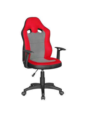 KADIMA DESIGN Kinder-Stuhl FAST - Ergonomisch, höhenverstellbar, mit Armlehnen in Rot