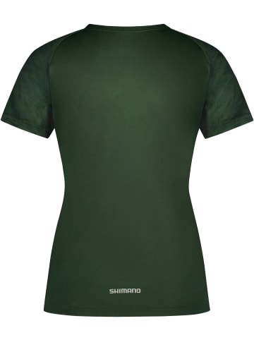 SHIMANO Short Sleeves Jersey Woman's  SENTIERO in grün