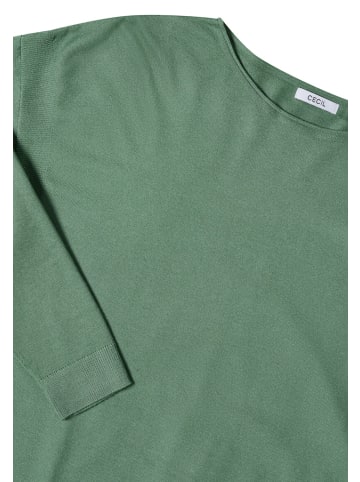 Cecil Pullover mit Strukturdetail in Grün