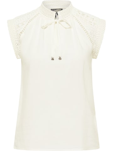 DreiMaster Vintage Damen Blusenshirt in Wollweiss