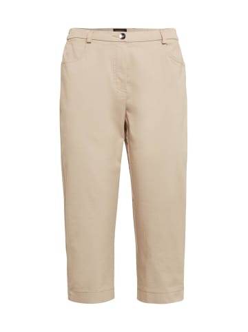 GOLDNER Sportliche Capri-Jeanshose Carla in sand