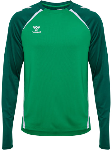 Hummel Sweatshirt Daumenlöcher Hmllead Erwachsene in JELLY BEAN/EVERGREEN