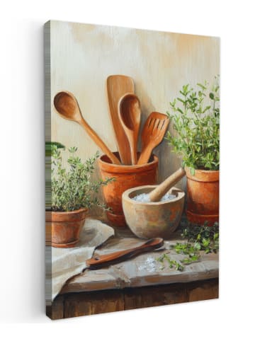 OnlyWow Leinwand Bilder Terra cotta