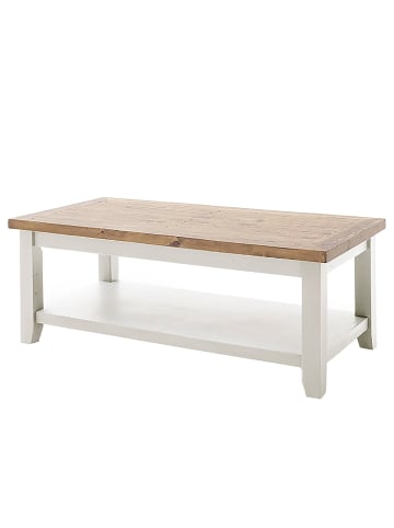 home24 home24 Couchtisch (1er Set) - Kiefer - Massivholz Kiefer lackiert - 120.0 x 45.0 x 60.0 cm in Kiefer