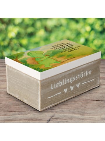 Mr. & Mrs. Panda Box Schildkröte Wanderer Design mit Spruch in Weiß