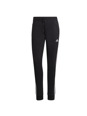 adidas Jogginghose im 3 Streifen Design in Schwarz