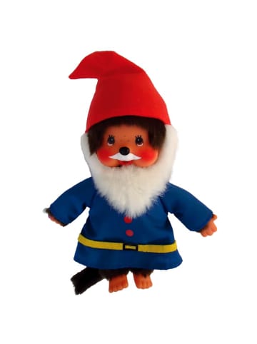 Monchhichi Waldzwerg Junge | 20 cm | Monchhichi Puppe | Gartenzwerg mit Bart