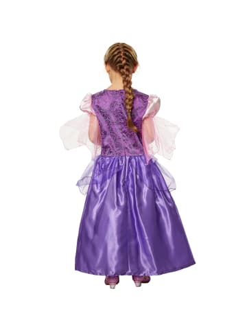 tectake Prinzessin, auch Edelfrau, in der Farbe lila, Aufgenähte Schnürung