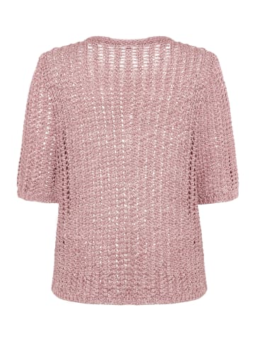 Betty Barclay Strickpullover mit Lochmuster in Pink Dolphin