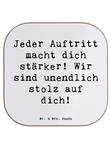 Mr. & Mrs. Panda Unterleger Spruch Vokale musikalische Auftritte... in Weiß