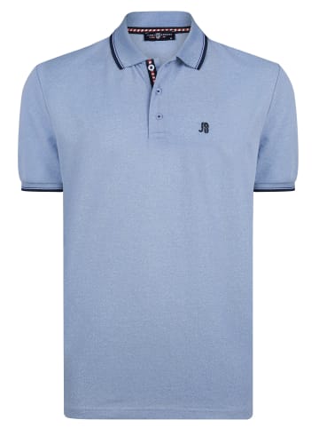 JIMMY SANDERS Poloshirt Kurzarm in Blau