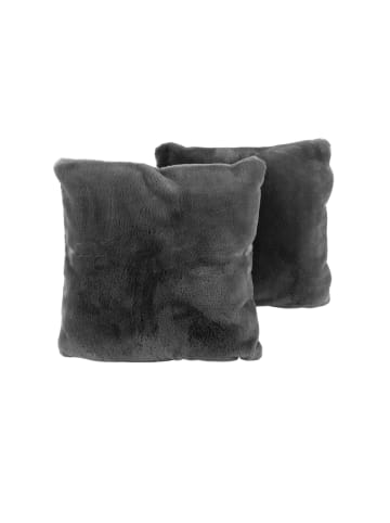 Kayoom Dekokissen Aimee 625 2er-Set in anthrazit
