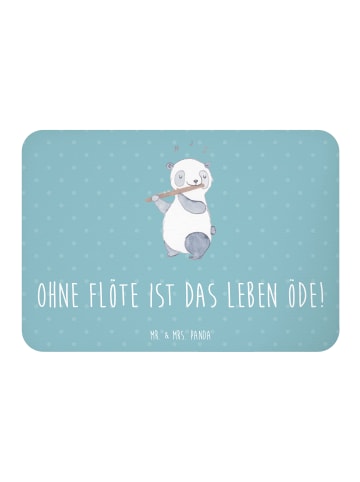 Kühlschrankmagnet Flöte Leben mit Spruch in Meeresbrise