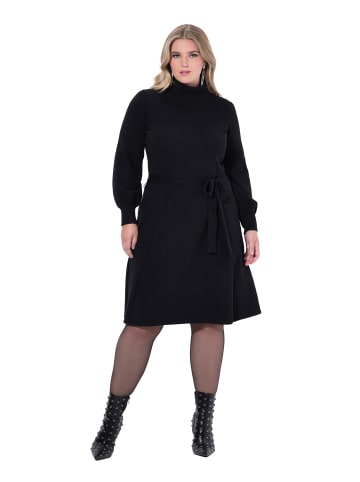 MIAMODA Strickkleid in schwarz