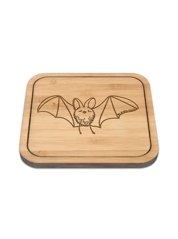 Mr. & Mrs. Panda Untersetzer Fledermaus Flügel ohne Spruch in Transparent