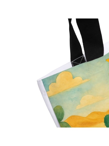 Mr. & Mrs. Panda Tasche Kaktus Sonne Design ohne Spruch in Weiß
