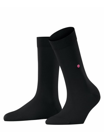 Burlington Socken 3er Pack in Schwarz/Pink