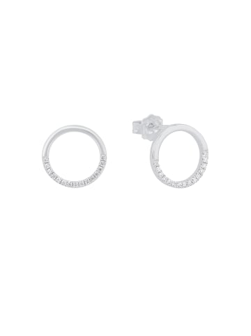 s.Oliver Ohrstecker Silber 925, rhodiniert in Silber