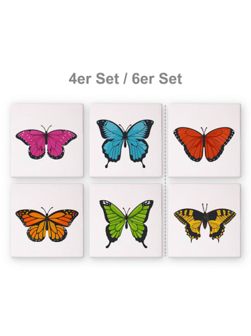 ARTNANAS Mini Malen nach Zahlen 4er/6er Set-"Schmetterlinge"