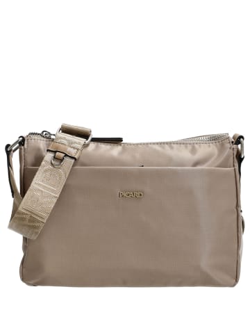 PICARD Legere - Schultertasche 24 cm (schwarz) in sand