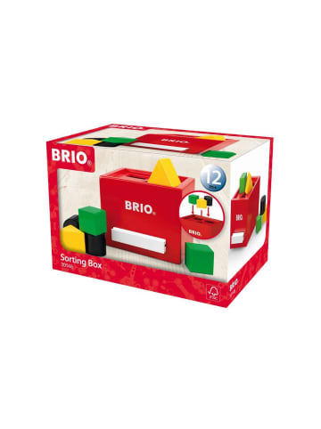 Brio Aktionsspiel BRIO Infant/ Toddler - Rote Sortier-Box Ab 12 Monate in bunt