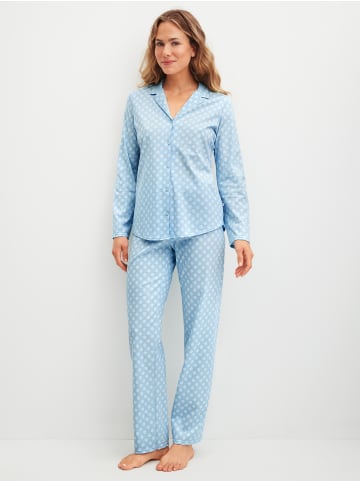 Calida Pyjama in cascade blue