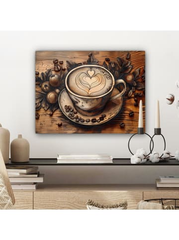 MuchoWow Leinwand bilder Kaffee (BxH)