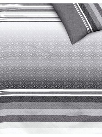 kaeppel 2 tlg. Linon Renforcé Bettwäsche 155x220cm Faible in Grau