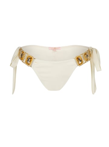 Moda Minx Bikinihose Boujee Tie Side Brazilian in Coconut