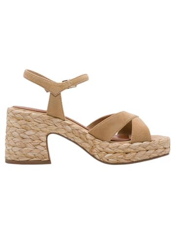Tamaris Sandalette in TAN SUEDE