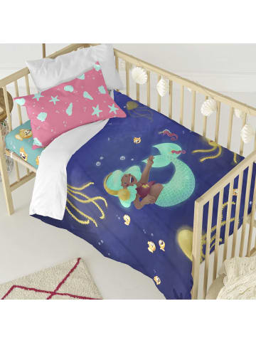 Happy Friday Happy mermaid Bettbezug set 2 teiliges