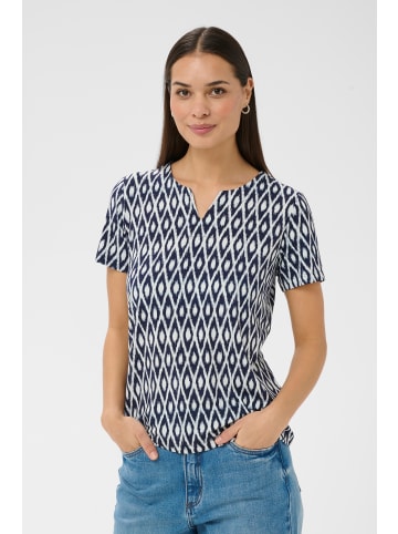 Kaffe T-Shirt kurzarm KAbella Regular fit in Midnight Chalk Graphic