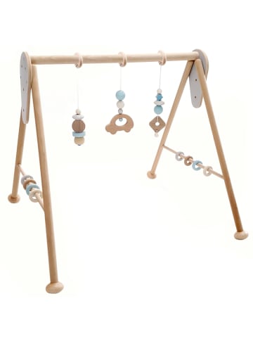 Hess Holzspielzeug  Babyspielgerät  "Auto"  nature/blue