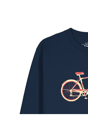 wat? Apparel Sweatshirt Red Bike in Dunkelblau