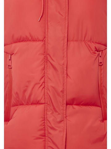 myMo Damen Wattierte Steppjacke in Sommerrot Süßes Pink