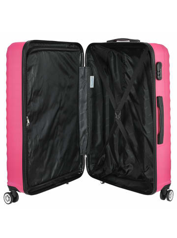 Paradise by CHECK.IN Kingston - 4-Rollen-Trolley 77 cm (lila) in pink