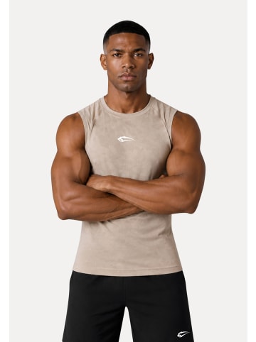 SMILODOX Kompression Camo Tank Top Varek in Creme