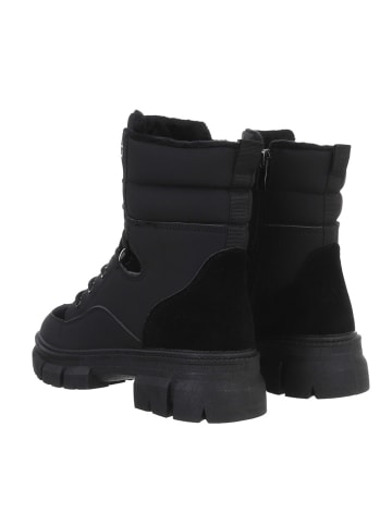 Ital-Design Stiefelette in Schwarz