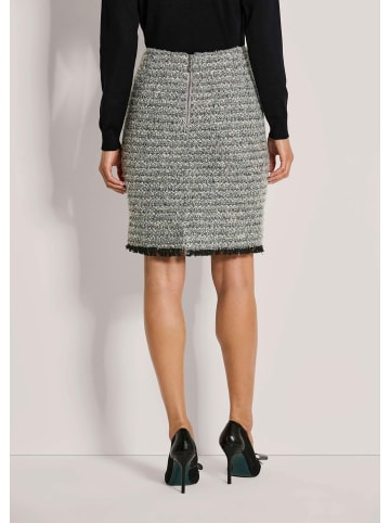 MADELEINE Eleganter Bleistiftrock mit Pariser Flair in graphit / wollweiß / multicolor