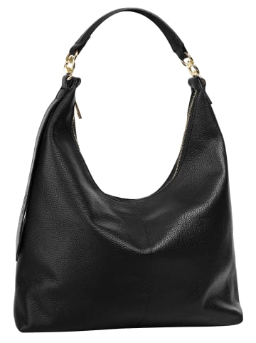 Samantha Look Shopper echt Leder in schwarz