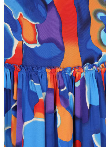 aleida Women Skirt in Orange Multicolor