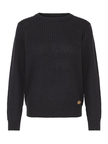 Oxmo Strickpullover OXEDNA ONECK in Schwarz