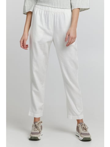 Oxmo Leinenhose OXAlfa in Weiß