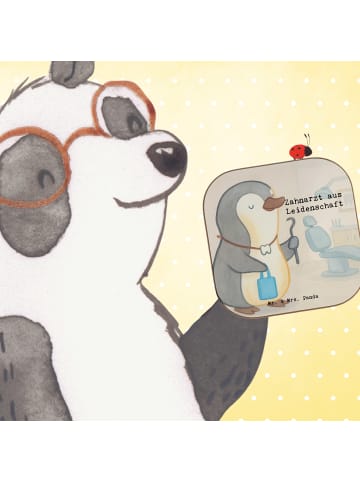 Mr. & Mrs. Panda Untersetzer Zahnarzt Leidenschaft Design mit Sp... in Weiß