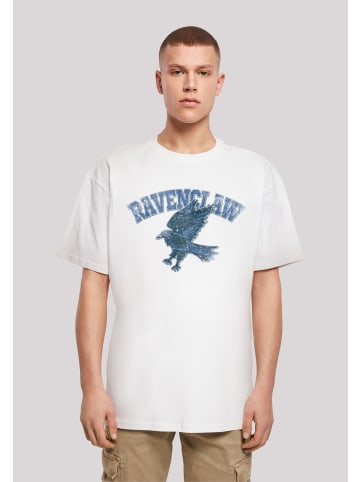 F4NT4STIC Heavy Oversize T-Shirt Harry Potter Ravenclaw Sport Emblem in weiß