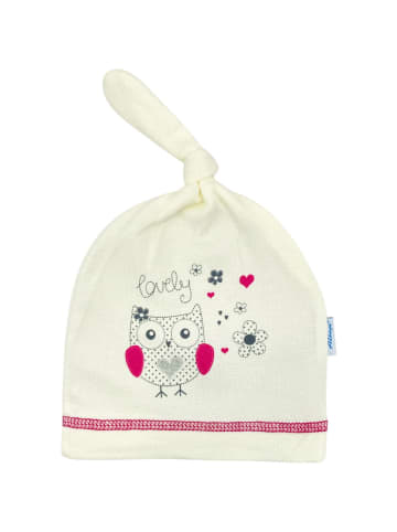 Aliap Babymütze Floral in weiss