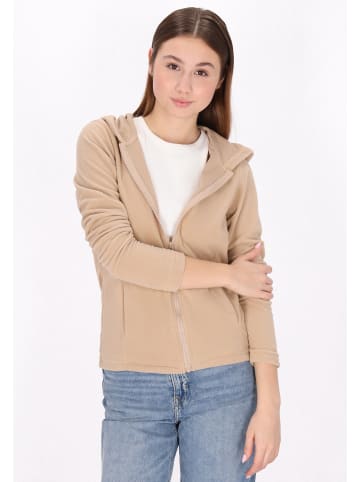 myMo Damen Fleecejacke in Beige