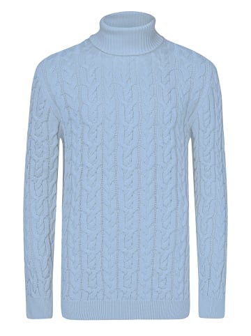 JIMMY SANDERS Rollkragenpullover in Hell Blau